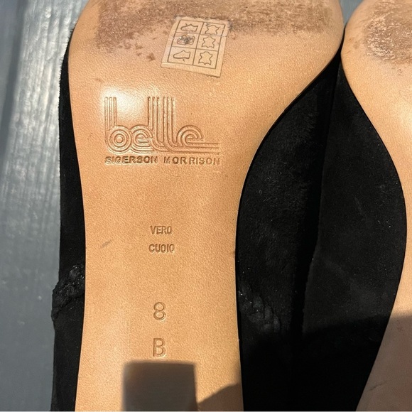 Belle Sigerson Morrison Black Suede Booties - Picture 8 of 9